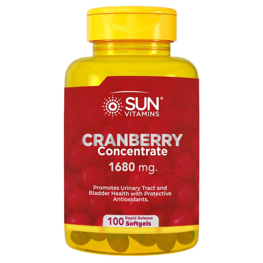 Cranberry (Arándano Rojo) 1680mg 100caps + Vitamin C & E