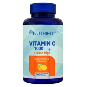 Vitamin C 1000mg + Rose Hips Ascorbic 100 Tabs