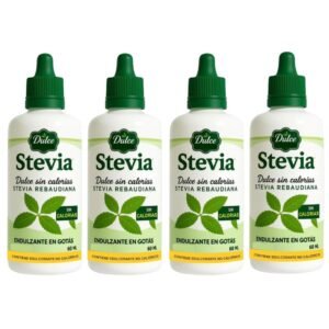 ¡Pague 3 lleva 4! Stevia Dulcekura 100% Natural 60ml
